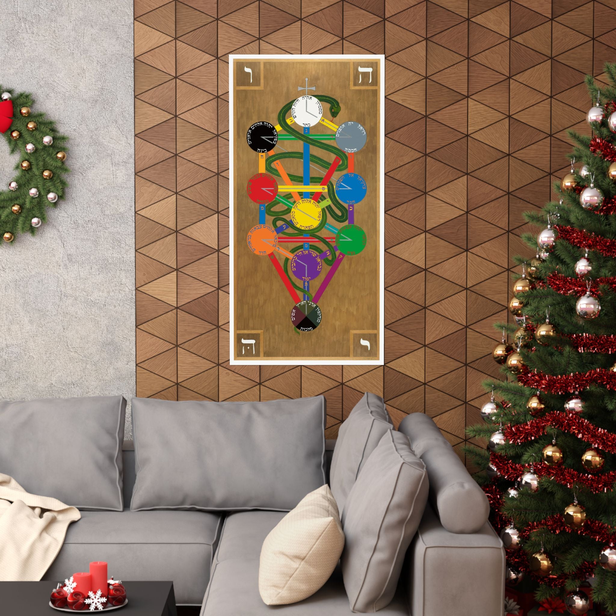 Hermetic Qabala Tree of Life Matte Poster