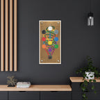 Hermetic Qabala Tree of Life on Matte Canvas - 3 sizes
