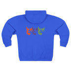Triple Kitty Unisex Zip Hoodie