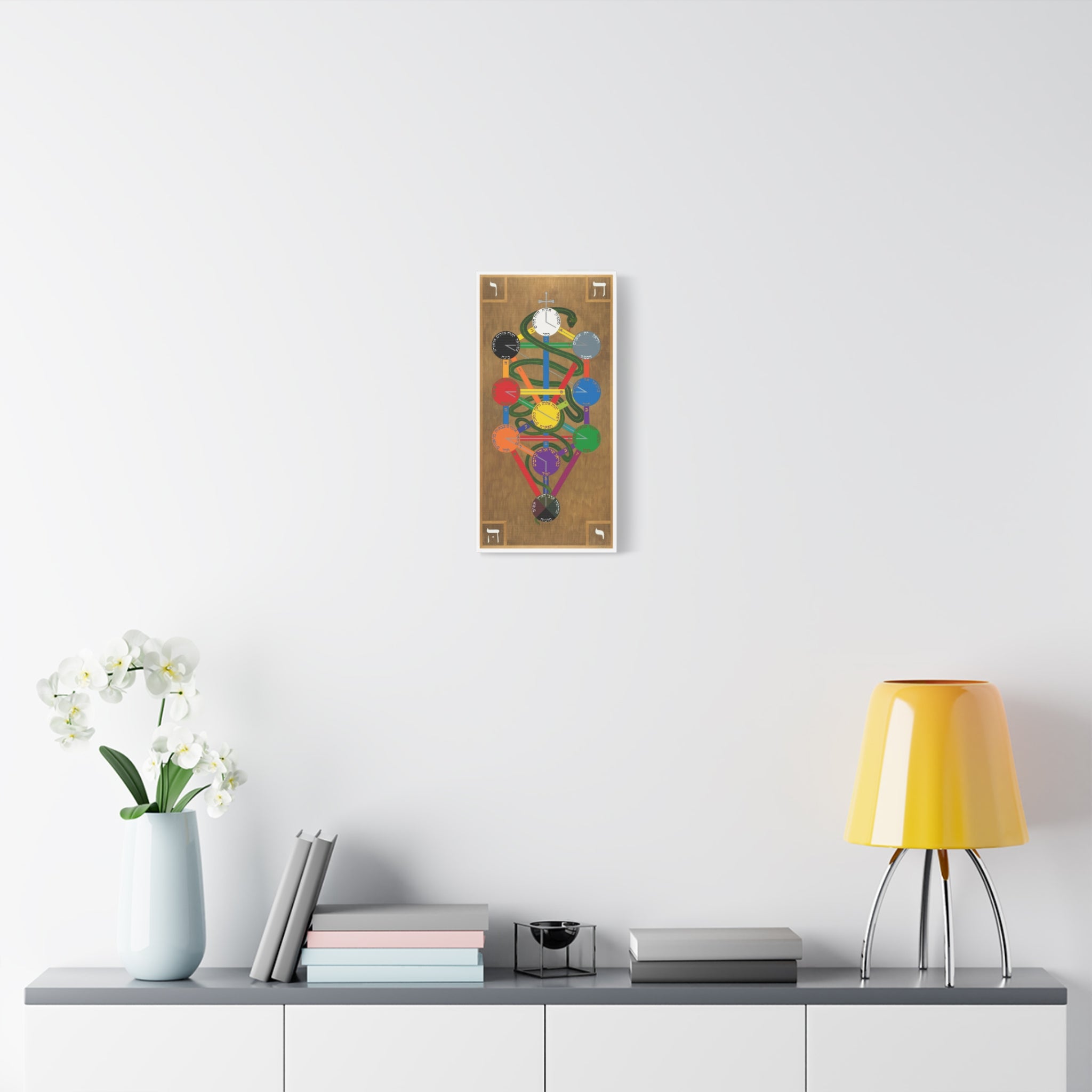 Hermetic Qabala Tree of Life on Matte Canvas - 3 sizes