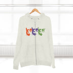 Triple Kitty Unisex Zip Hoodie