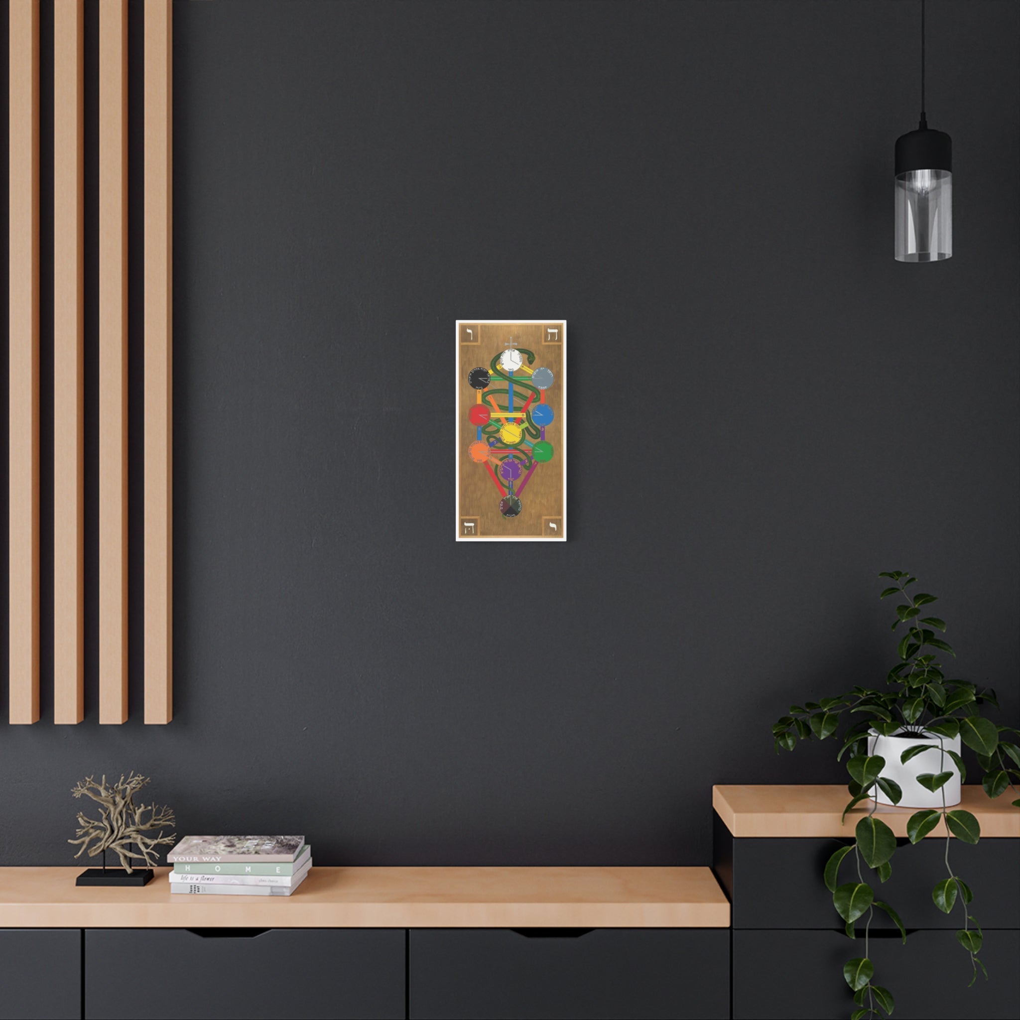 Hermetic Qabala Tree of Life on Matte Canvas - 3 sizes