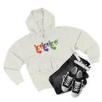 Triple Kitty Unisex Zip Hoodie