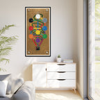 Hermetic Qabala Tree of Life on Canvas - Framed