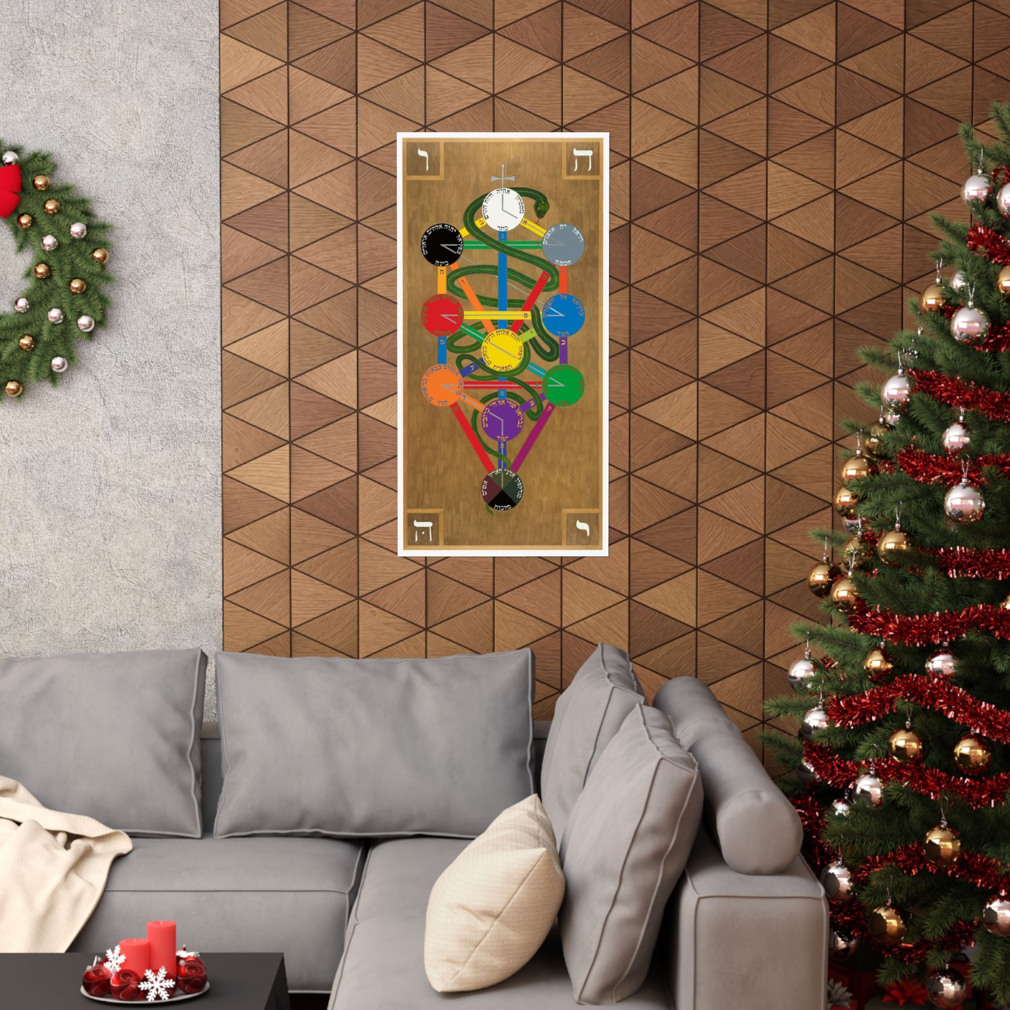Hermetic Qabala Tree of Life Matte Poster