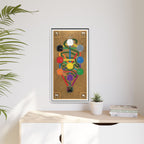 Hermetic Qabala Tree of Life on Canvas - Framed