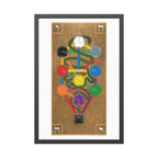 Hermetic Qabala Tree of Life Framed Poster - 24" x 36"